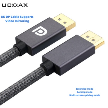 El cable UCOAX DP admite la espejo de video