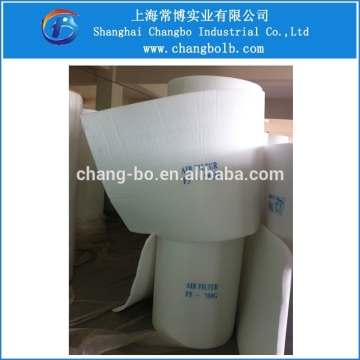 Eu5 Polyester air filter Fabric for Paint Spray Booth/ceiling filter china