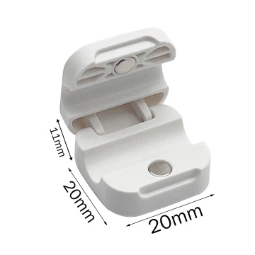 Wholesale White Desktop Organizer - Self Adhesive Desk Magnet Cable Tie Clip