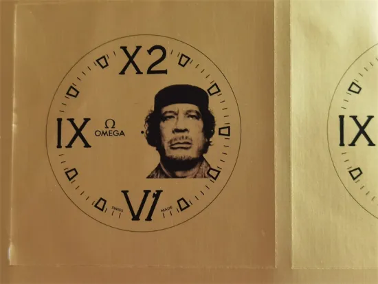 Custom Gold paper Stickers