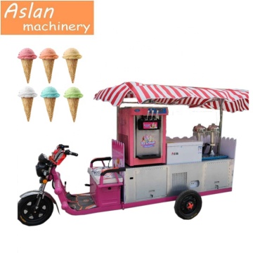 Electric Tricycle for Ice Cream with Battery-Freezer