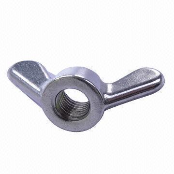 Stainless Steel Wing Nut, Made of AISI304 and AISI316