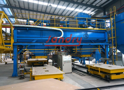 China making 10 ton sand procession capacity vacuum process molding equipment