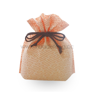 Non-woven Pink Temple Drawstring Gift Convenient Lunch Bag