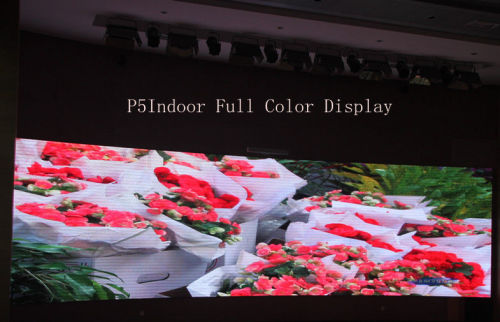 Lightweight P5 Indoor Rental Led Screen , 40000/㎡ Pixel Density Led Display Rentals