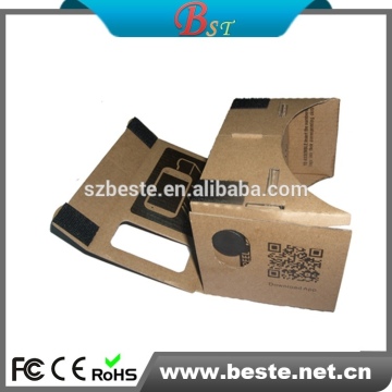 Biconvex lens cardboard google virtual reality headset vr glasses