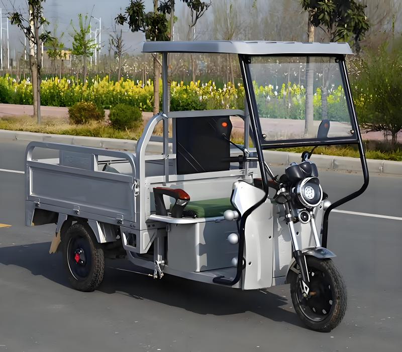 Sunshade canopy cargo tricycle