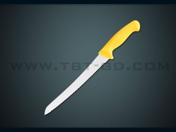 Stainless steel 10" offset bread knife