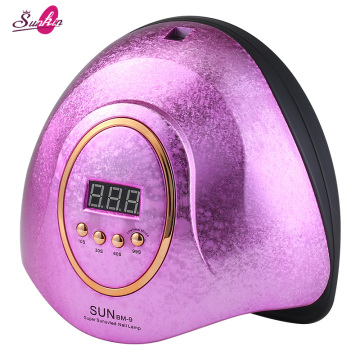 Lampe de séchoir à ongles à LED haute puissance professionnelle 280W avec 4 réglages de minuterie et lumière rouge