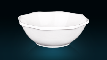Miska deserowa krawędzi fali Melamine