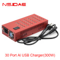 30 Port USB AI Smart Charger 300W