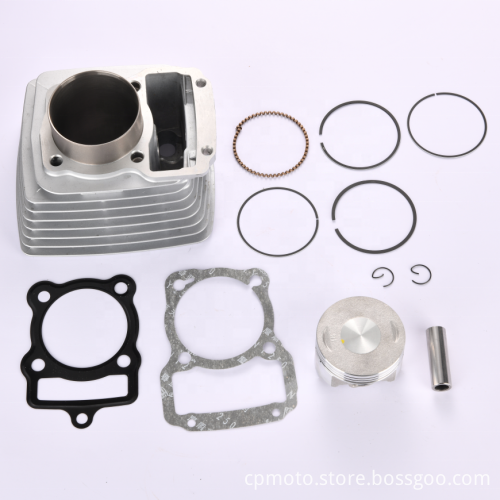 CG250 Motorcycle Engine Spare Parts: 250CC Cylinder Kit, Piston, 65.5mm Bore Size, Gaskets, Cylinder Head & Block
