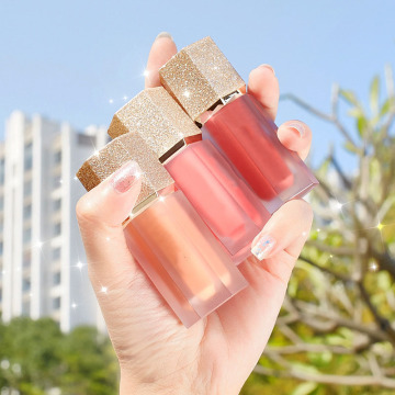 Customized Private Label Liquid Blush: Natural Face Moisturizing and Brightening Rouge (4 Colors)