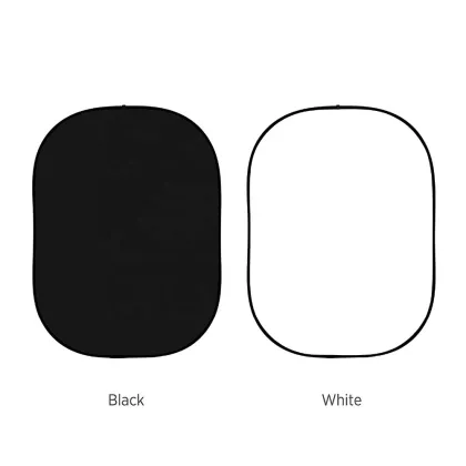 Portable Collapsible Chroma Key Double Colors Studio Backdrops - 1.2x1.8M Wrinkle-Free Green Screen Backgrounds