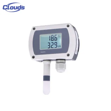 Clouds LCD Digital Display Temperature and Humidity Monitor: Accurate Real-Time Monitoring for Home and Office Environments