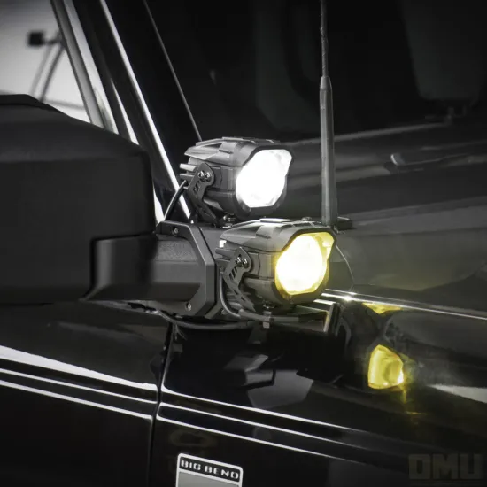 OMU Genesis Series Dual Light Mount for Bronco A-Pillar