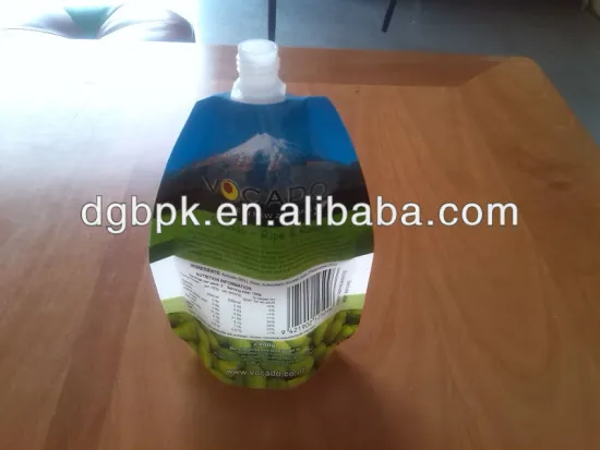 200ml fruit juice pouches with screw cap