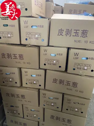 Fresh Peeled Yellow Onions