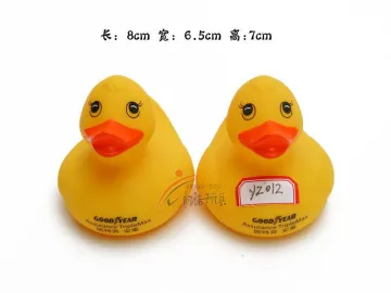 promational Eco-friendly vinyl yellow duck toys kids cute bath floating rubber animal toys PVC