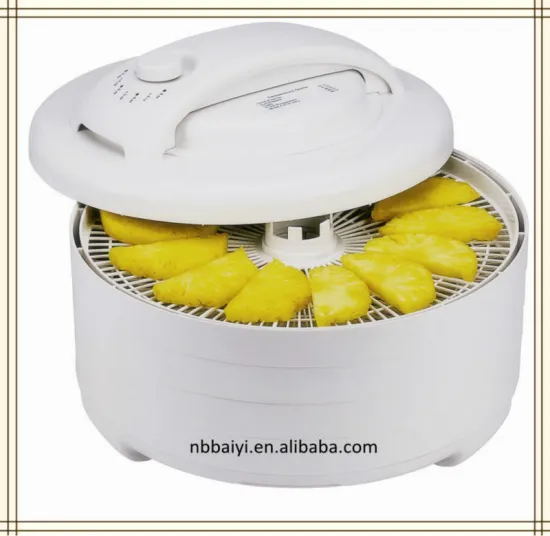 Food dehydrator with fan upside