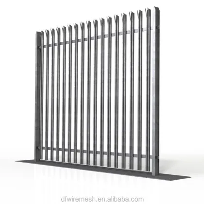 Heavy Duty Steel W Type Trident Palisade Fencing
