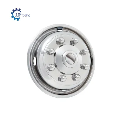 Stainless Steel 10-Hole Wheel Cover for 22.5 Inch Wheels