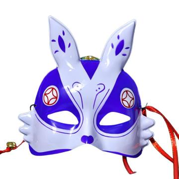Máscara de coelho LED brilhante para baile de máscaras