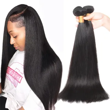 10A Unprocessed proudness brazilian straight hair bundles 100% cuticle aligned virgin hair