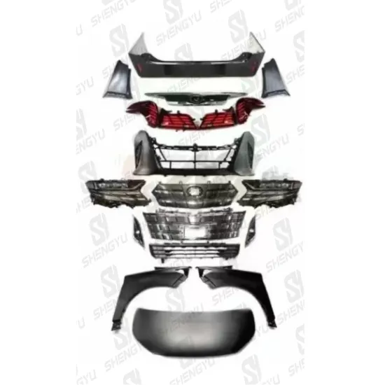 Auto Body System Upgrades: Alphard 30/35 to 40 Series (2015-2023 to 2024) - Bumper, Hood, and Auto Lamps