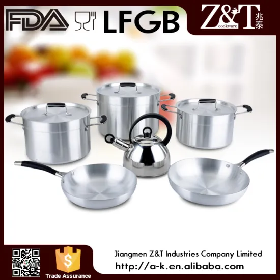 New product commercial aluminum cookware sets kitchen