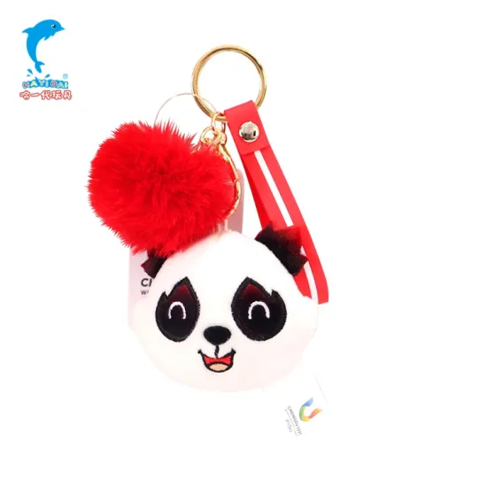 plush panda keychain toy
