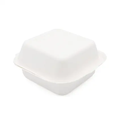 paper pulp lunch box custom food lunch burger box disposable