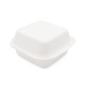 6 inch Microwave Clamshell Fast Food Take Away Lunch Box Biodegradable food container Disposable Hinged Food Container