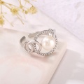 Gaya Popular Cincin Bergaya Mutiara Pearl Barang Kemas Cincin