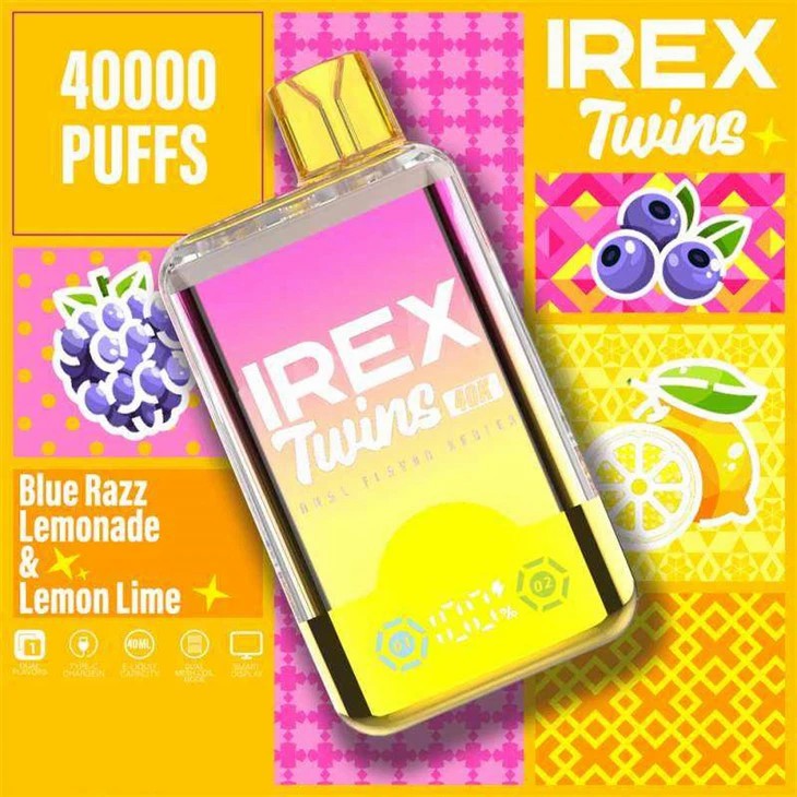 Vape puff IRex Twins 40k asli