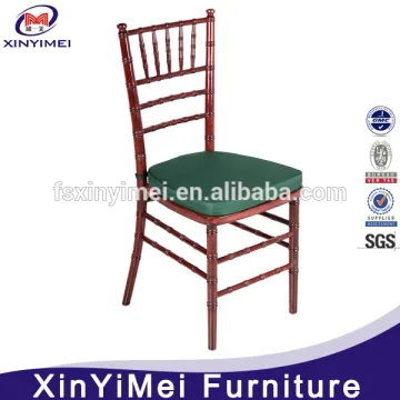 modern luxury restaurant chairs/banquet wood chiavari chair with cushion
