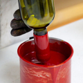 Färgad vinflaska Tätningsdoppningsvax