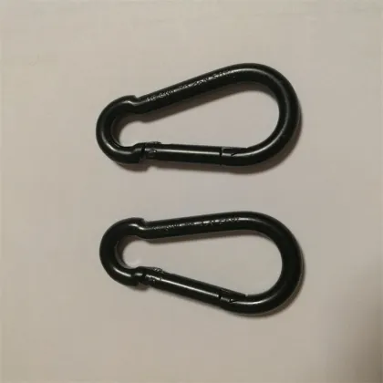 Black Carabiner Dog Snap Hook