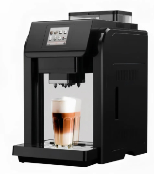 Automatic Italian-American Coffee Machine for Home Office with Freshly Ground Beans and Milk Foam