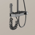 New Digital Display Rainfall Bathroom Shower Faucet Set