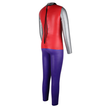 सीस्किन 3 मिमी बैक जिपर लाल रंग डाइविंग wetsuits