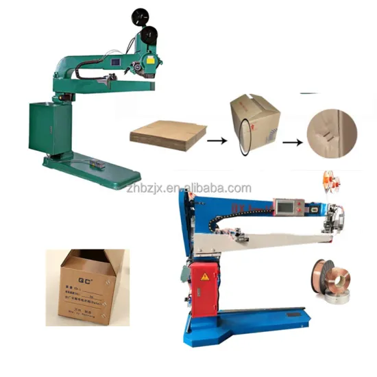 Semi-Automatic Carton Box Machine with Double Servo for Nailing and Stitching