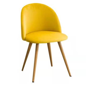 High-Quality Nordic Luxury Dining Chairs: Velvet Modern Furniture for Living Rooms and Sofa Sets