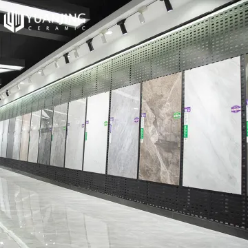 Chinese Supplier: 900x1800mm Glossy Marble-look Porcelain Tiles with Non-Slip Finish