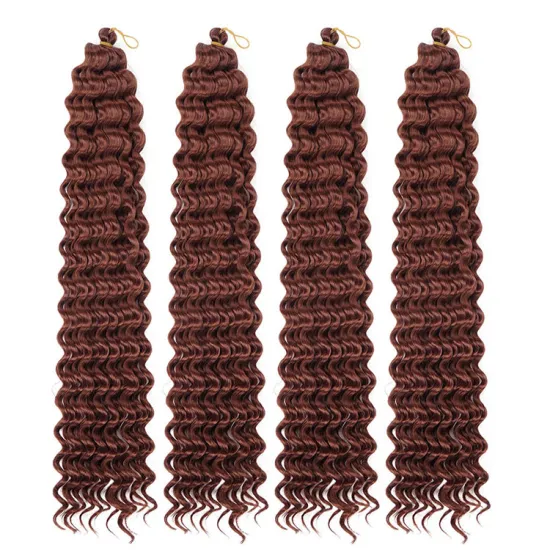 Water Wave Curly Crochet hair Ocean Wave Deep Wave FreeTress Synthetic Hair Braids Crochet braid