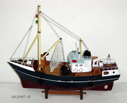 wooden ship model