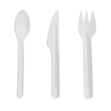 Biodegradable Tableware Sugarcane Knife Fork Spoon Cutlery