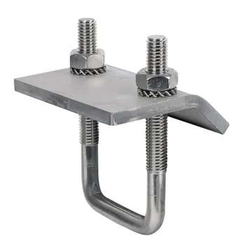Galvanzied M10 Beam Clamp With Square U Bolt