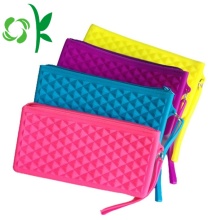 Promotion Gift Silicone Custom Zipper Medium Coin Purse