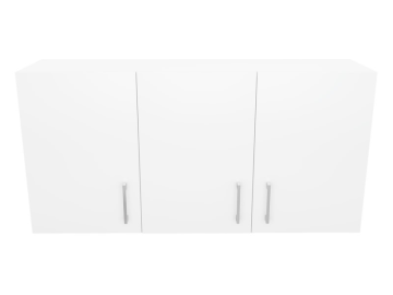 Lemari dinding tiga (3) pintu 120cm